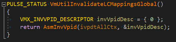 INVVPID code